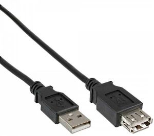 Delock 83401 Verlengkabel USB 2.0 Type-A male > USB 2.0 Type-A female 0,5 m zwart