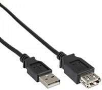 Delock 83401 Verlengkabel USB 2.0 Type-A male > USB 2.0 Type-A female 0,5 m zwart - thumbnail