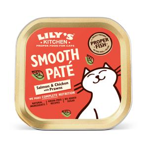 LILY'S KITCHEN CAT SMOOTH PATE SALMON & CHICKEN 19X85 GR