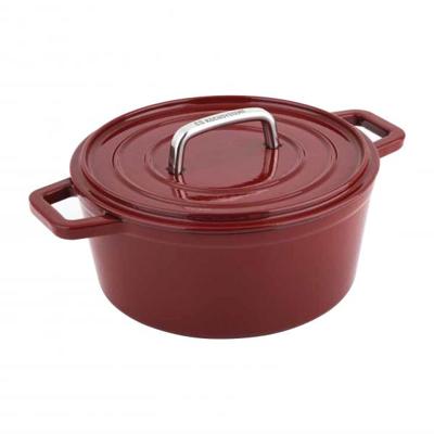 CS-Kochsysteme®  Alpen Gietijzeren Braadpan 24 cm Rood
