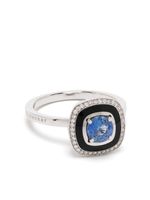 Selim Mouzannar bague en or blanc 18ct sertie de saphirs - Argent