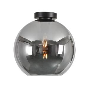 Artdelight Ø 30cm plafondlamp Marino-30 met smoke glas PL MARINO-30