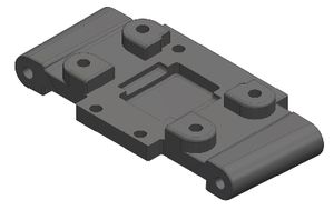 Team Corally Bulkhead - Rear - Composite (C-00250-058)