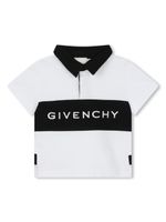 Givenchy Kids polo en coton à logo brodé - Blanc - thumbnail