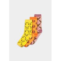 Pokemon: Crew Socks 3-Pack Size 43-46 - thumbnail