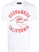 DSQUARED2 t-shirt à imprimé graphique - Blanc - thumbnail