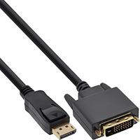 InLine 17112 DisplayPort naar DVI converter kabel, zwart, 2m