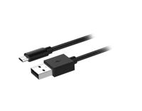 Ewent EW1279 Micro USB-kabel naar USB A kabel zwart 1m