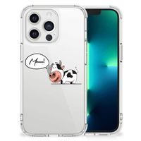 Apple iPhone 13 Pro Stevig Bumper Hoesje Cow - thumbnail