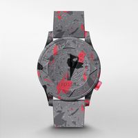 Horlogeband Fossil LE1144 Silicoon Multicolor 22mm - thumbnail