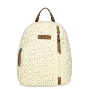 Enrico Benetti Rieten Rugzak Ibiza Off - White