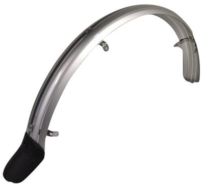 SKS achterspatbord P65 kunststof 26 inch zilver