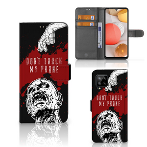 Samsung Galaxy A42 5G Portemonnee Hoesje Zombie Blood