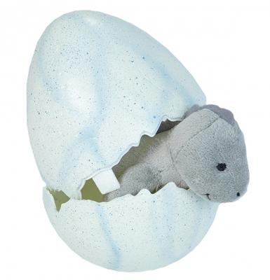 Wild Republic knuffeldino junior 10 cm pluche grijs 2 delig Wild Republic knuffeldino junior 10 cm pluche grijs 2 delig