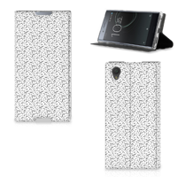 Sony Xperia L1 Hoesje met Magneet Stripes Dots