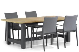 Lifestyle Rome/San Francisco 200 cm dining tuinset 5-delig