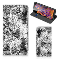 Mobiel BookCase Samsung Xcover Pro Skulls Angel - thumbnail