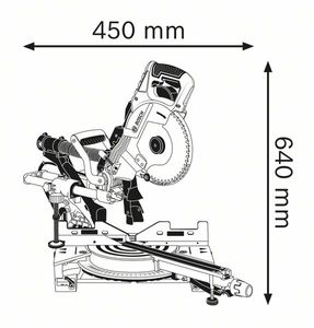 Bosch Professional GCM 8 SDE Verstek- en afkortzaag 1600 W 216 mm 30 mm