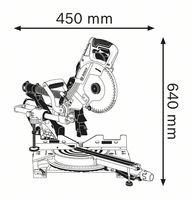 Bosch Professional GCM 8 SDE Verstek- en afkortzaag 1600 W 216 mm 30 mm - thumbnail