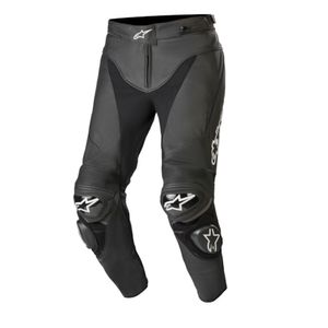 ALPINESTARS Track V2, Leder motorbroek heren, Zwart