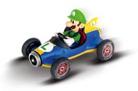 Carrera RC 370181067 Mario Kart Mach 8, Luigi 1:18 RC modelauto voor beginners Elektro Straatmodel - thumbnail