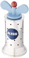 Alessi 9098 Design Pepermolen met Vinnen Roestvrij Staal en Thermoplastische Hars, Lichtblauw
