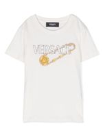 Versace Kids t-shirt en coton à pins Medusa Head - Blanc - thumbnail