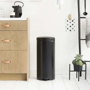 Brabantia NewIcon Pedaalemmer 30 L - Mat Zwart