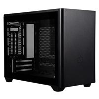 Cooler Master MasterBox NR200P Mini ITX Computerbehuizing, ruit van gehard glas , superieure koelopties, zonder tools vanaf 360 graden bereikbaar - zwart