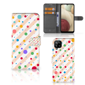 Samsung Galaxy A12 Telefoon Hoesje Dots