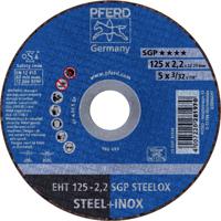 PFERD EHT 125-2,2 SGP STEELOX 61331622 Doorslijpschijf recht 125 mm 25 stuk(s) RVS, Staal