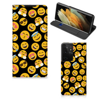 Samsung Galaxy S21 Ultra Hoesje met Magneet Emoji - thumbnail