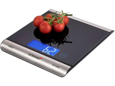 Korona Finja Keukenweegschaal Weegbereik (max.): 15 kg Zwart, Zilver