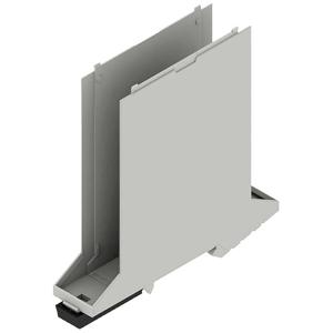 Weidmüller CH20M22 B AGY/BK 3747 DIN-rail-behuizing basiselement Gesloten, Met ventilatiesleuven, Voor DIN-rail montage 22.5 x 109.3 Kunststof Grijs 10 stuk(s)