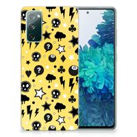 Silicone Back Case Samsung Galaxy S20 FE Punk Geel