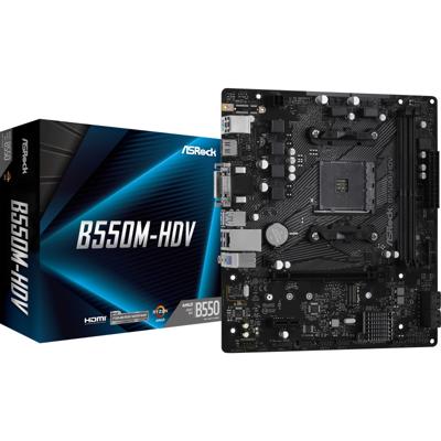 Asrock B550M-HDV AMD B550 Socket AM4 micro ATX