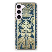 Samsung Galaxy S23 TPU Case Beige Flowers - thumbnail