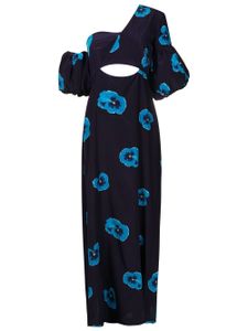 Isolda robe Greta à fleurs - Bleu