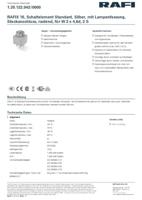 RAFI 1.20.122.042/0000 Schaltelement 2 Schließer rastend 250V 1 pc(s)