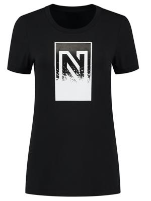 NIKKIE NIKKIE Logo T-shirt Splatter N Logo T-shirt N6-704 NIKKIE NIKKIE Logo T-shirt Splatter N Logo T-shirt N6-704