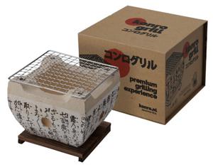 Tokyo Design Studio - Konro Grill met Net en Basis - 18x18x13cm