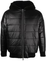 Plein Sport veste bomber à capuche - Noir