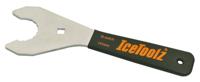 IceToolz trapassleutel 11C3 BBR60 16T 44 mm staal zwart/zilver