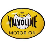 Valvoline Emaille Bord - 55 x 40cm