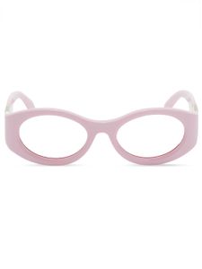 Ambush Eyewear lunettes de soleil Gogelen à monture ovale - Rose