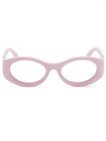 Ambush Eyewear lunettes de soleil Gogelen à monture ovale - Rose