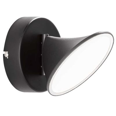 Wofi Wandlamp Chara Single LED zwart
