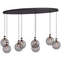 Masterlight Hanglamp Lazise 2 8x Ø 20cm goud met zwart 2944-05-02-160-60820 - thumbnail