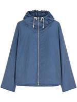 Jil Sander Gewatteerd jack met capuchon - Blauw