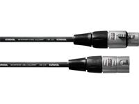 Cordial CFM1FM XLR Verbindingskabel [1x XLR-bus - 1x XLR-stekker] 1.00 m Zwart